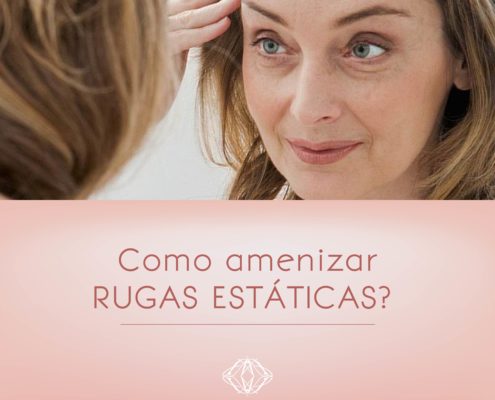 Como tratar rugas estáticas